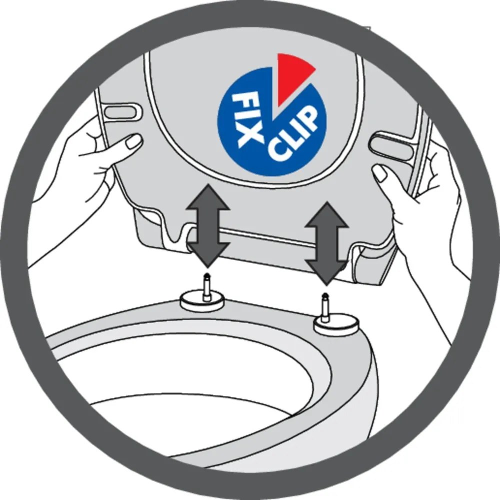 Sedile WC con chiusura Easy-Close (automatica) 37 x 44,5 cm Ostuni – Wenko