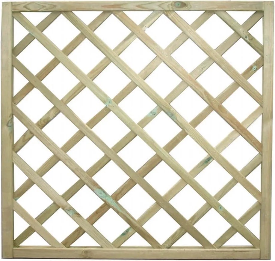 griglia da giardino in legno di pino impregnato in autoclave 90 x 90 cm