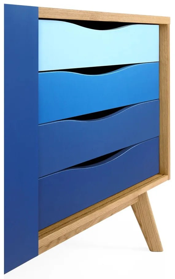 Cassettiera blu Avon - Woodman