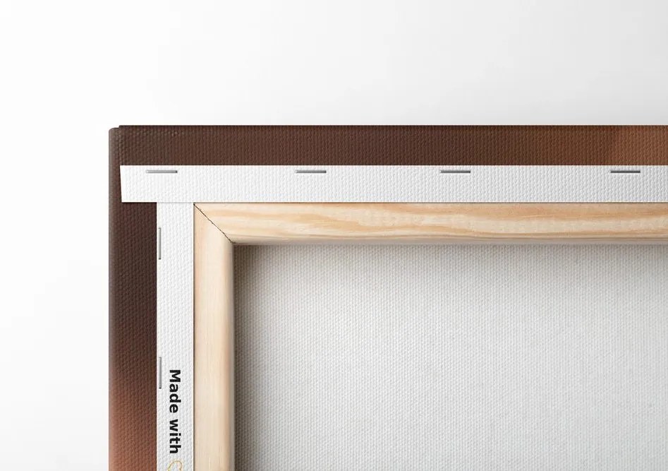Stampa su tela – Cuoricini rossi su texture di legno