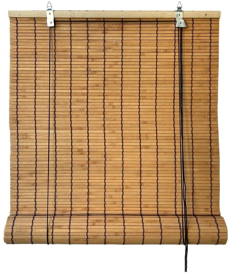 Tenda a pacchetto di colore naturale in bambù 150x160 cm Zeva – Gardinia