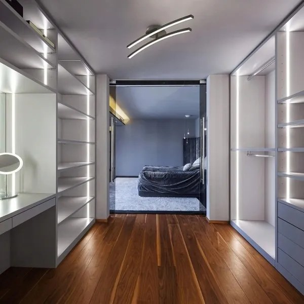 Plafoniera LED 2xLED/6W/230V 3000K nero