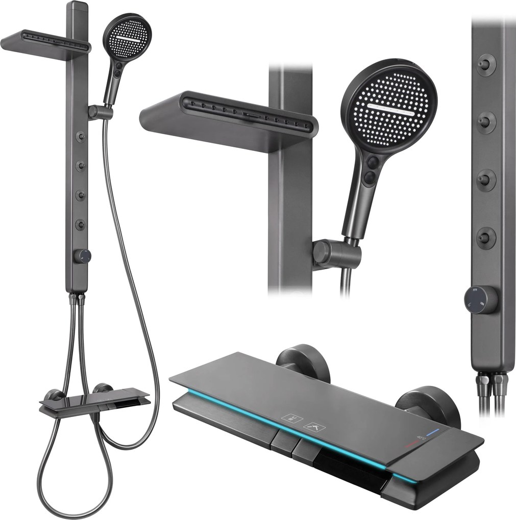 Set doccia REA Karl Titanium