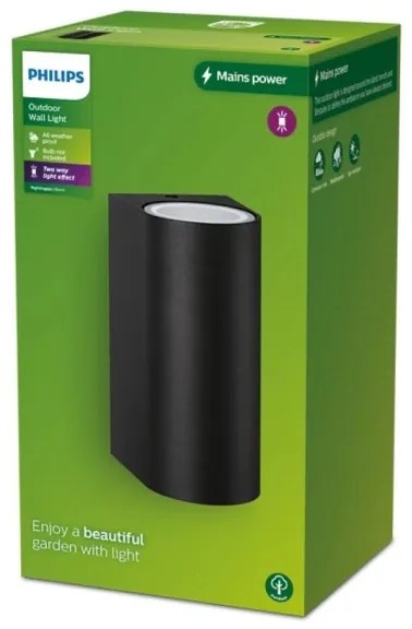 Philips - Applique da esterno NIGHTINGALE 2xGU10/35W/230V IP44