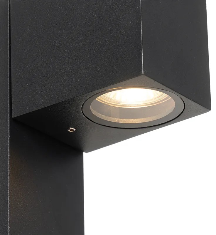 Lampada da terra per esterni industriale nera 35 cm IP44 - Baleno
