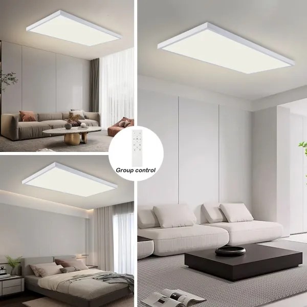Brilagi-LED Lampada da bagno dimmerabile FRAME SMART LED/96W/230V IP44 bianco + telecomando