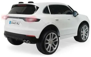 Macchina Elettrica per Bambini Injusa Porsche Cayenne 12V Bianco (134 x 81,5 x 58 cm)