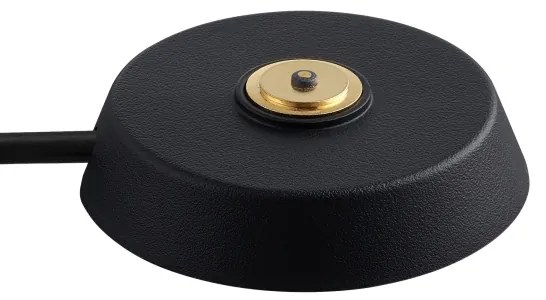 Nordlux - Lampada da tavolo ricaricabile dimmerabile a LED ELLEN LED/2,8W/3,7V IP44 nera