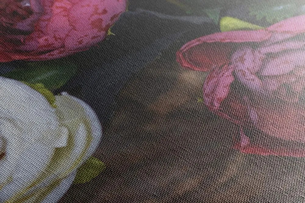 Quadro su tela – Vendemmia floreale