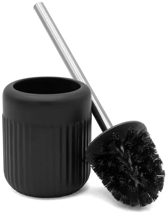 Scopino bagno da appoggio nero in ceramica Cup