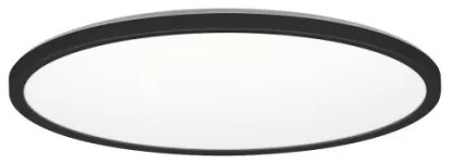 Plafoniera LED bagno NIVERA LED/12W/230V IP54 Ø 22,5 cm nera