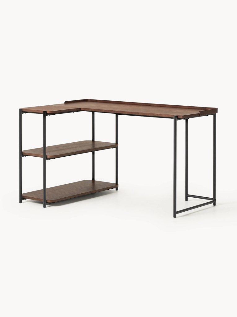 Scrivania angolare in legno Renee