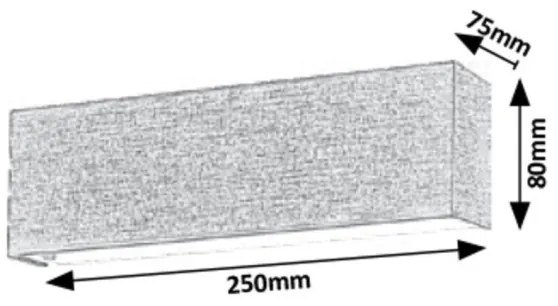 Rabalux 5685 - Applique a LED MORPHEUS LED/6W/230V grigio/bianco