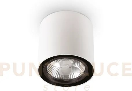 Mood faretto 1 luce attacco gu10 bianco d.15cm lampadina inclusa or...