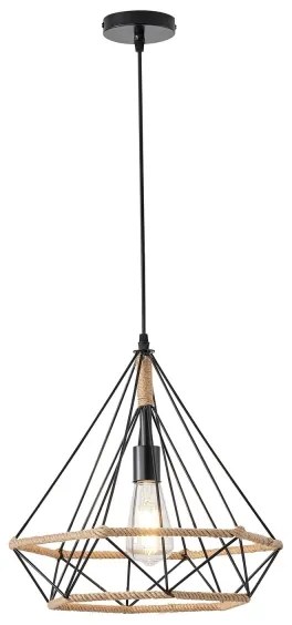 Lampadario a sospensione con filo FLARE 1xE27/15W/230V beige