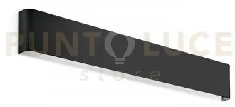 Delta applique biemissione led 19,5 w 2200 lm 3000 k nero 61cm