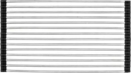 Mexen scolatoio da cucina pieghevole per stoviglie, nero - 660949-70