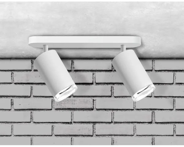 Luce Spot da bagno TURYN 2xGU10/10W/230V IP44 bianco
