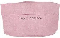 Cestino malva 27x17x10 cm con scritta