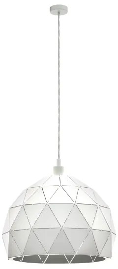 Eglo 97855 - Lampadario a sospensione con filo ROCCAFORTE 1xE27/60W/230V