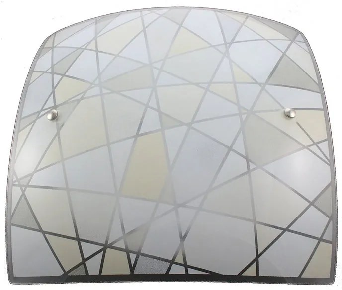 Plafoniera LED Scacco argento IP20 bianco naturale, 3350 lumen