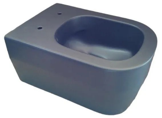 Vaso WC sospeso OLYMPIA CERAMICA tutto evo, sedile escluso P 53 x L 36 x H 42 cm grigio / argento