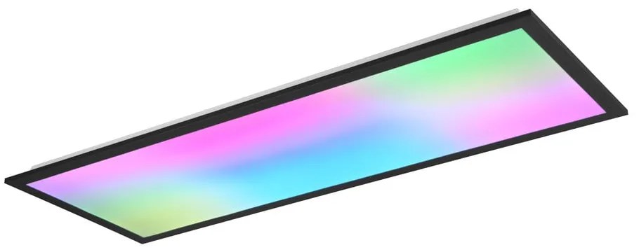 Plafoniera LED nera 29,5x80 cm Beta - Reality