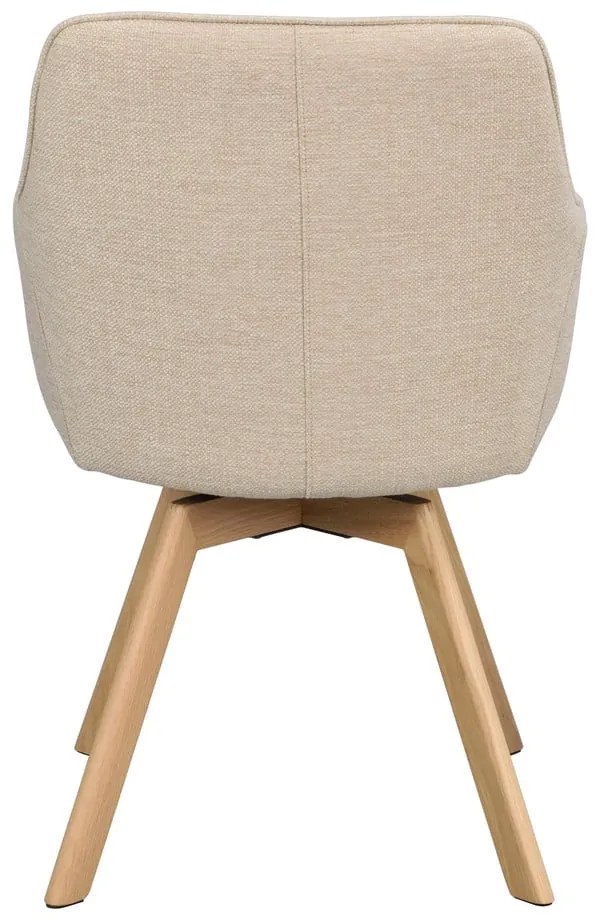 Set di sedie da pranzo beige in imbottito 2 pz Alison – Rowico