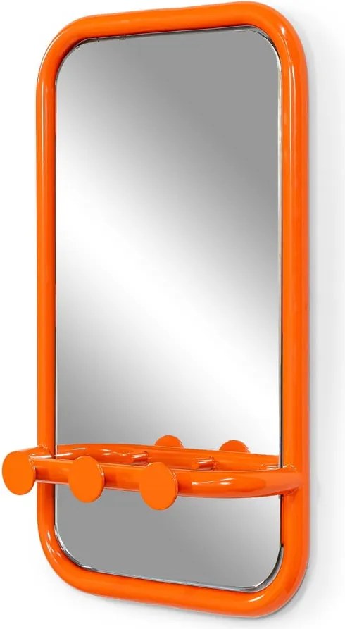 Pannello appendiabiti arancione in metallo 35x60x11 cm Retro – Spinder Design