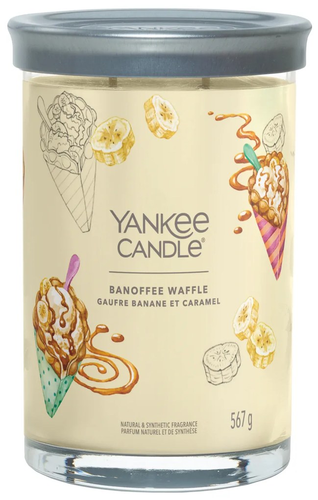 Candela Banoffee Waffle in barattolo grande Yankee Candle