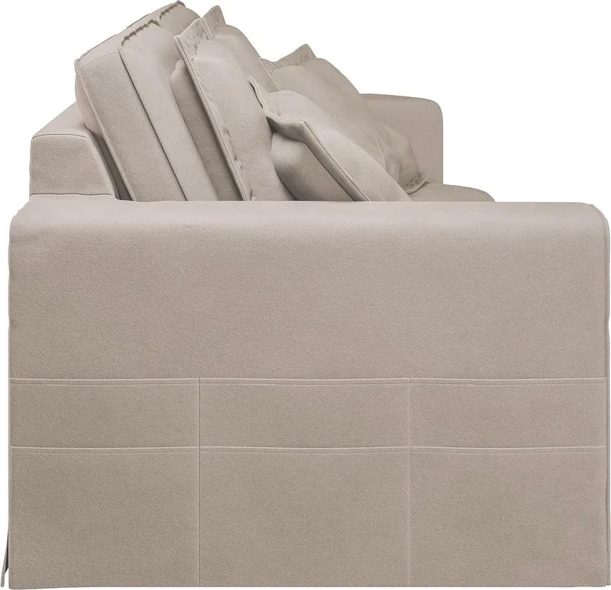 Divano marrone chiaro 196 cm Nora – Ropez