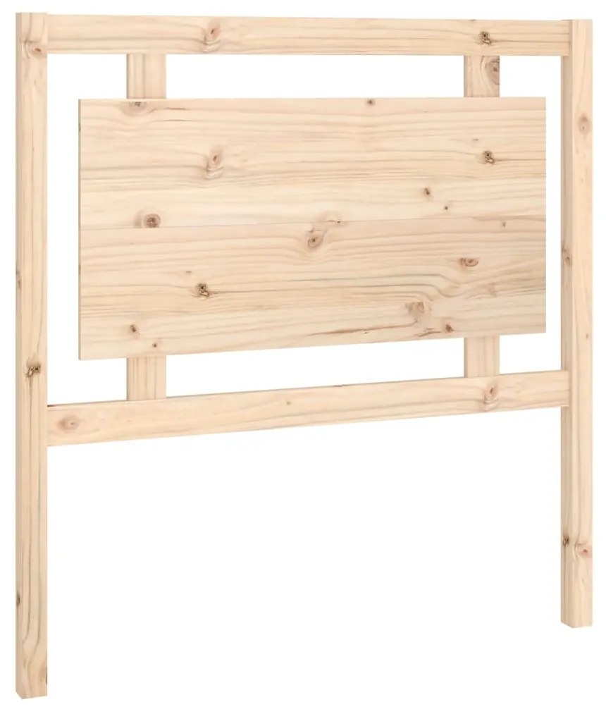 Testiera per letto 95,5x4x100 cm in legno massello di pino