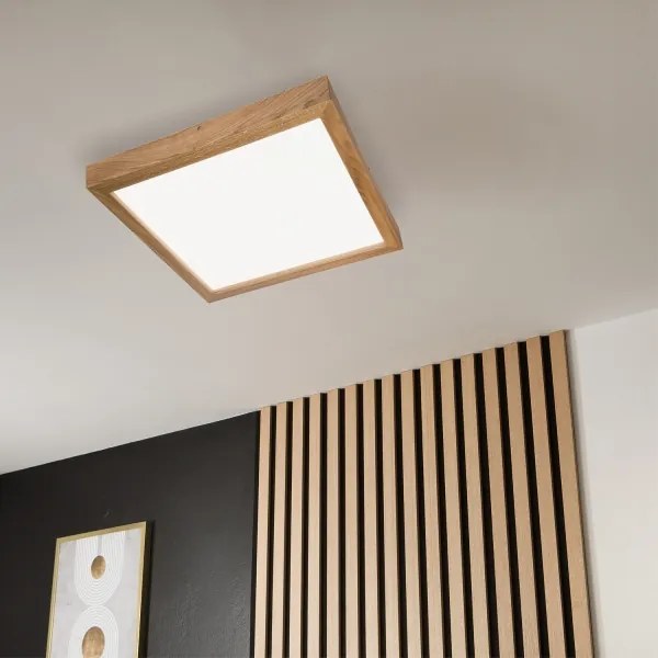 Brilagi - Lampada da bagno LED WOODY FRAME LED/40W/230V 60x60 cm IP44 rovere