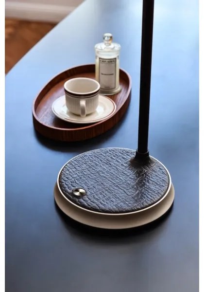 Immax 08971L - Lampada da tavolo LED dimmerabile FINCH LED/9W/12/230V marrone/oro