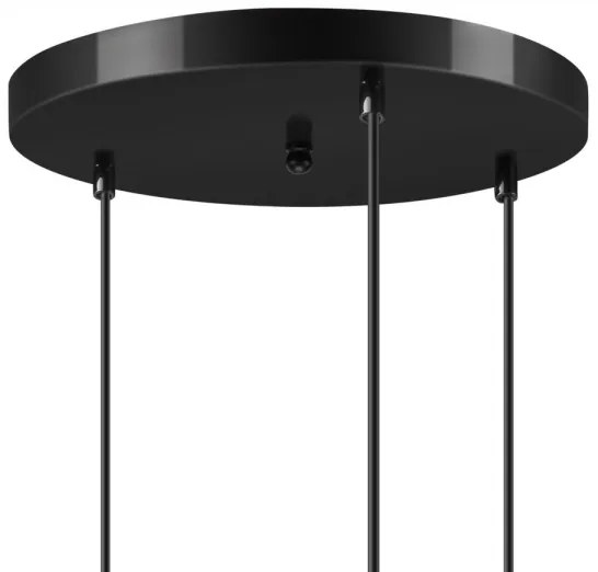 Lampadario a sospensione con filo ZOYA 3xE27/60W/230V cromo lucido