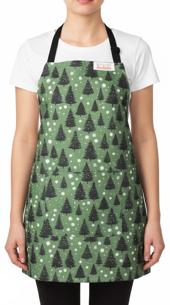 Grembiule alberelli Fatto in casa da Benedetta 65x80 cm