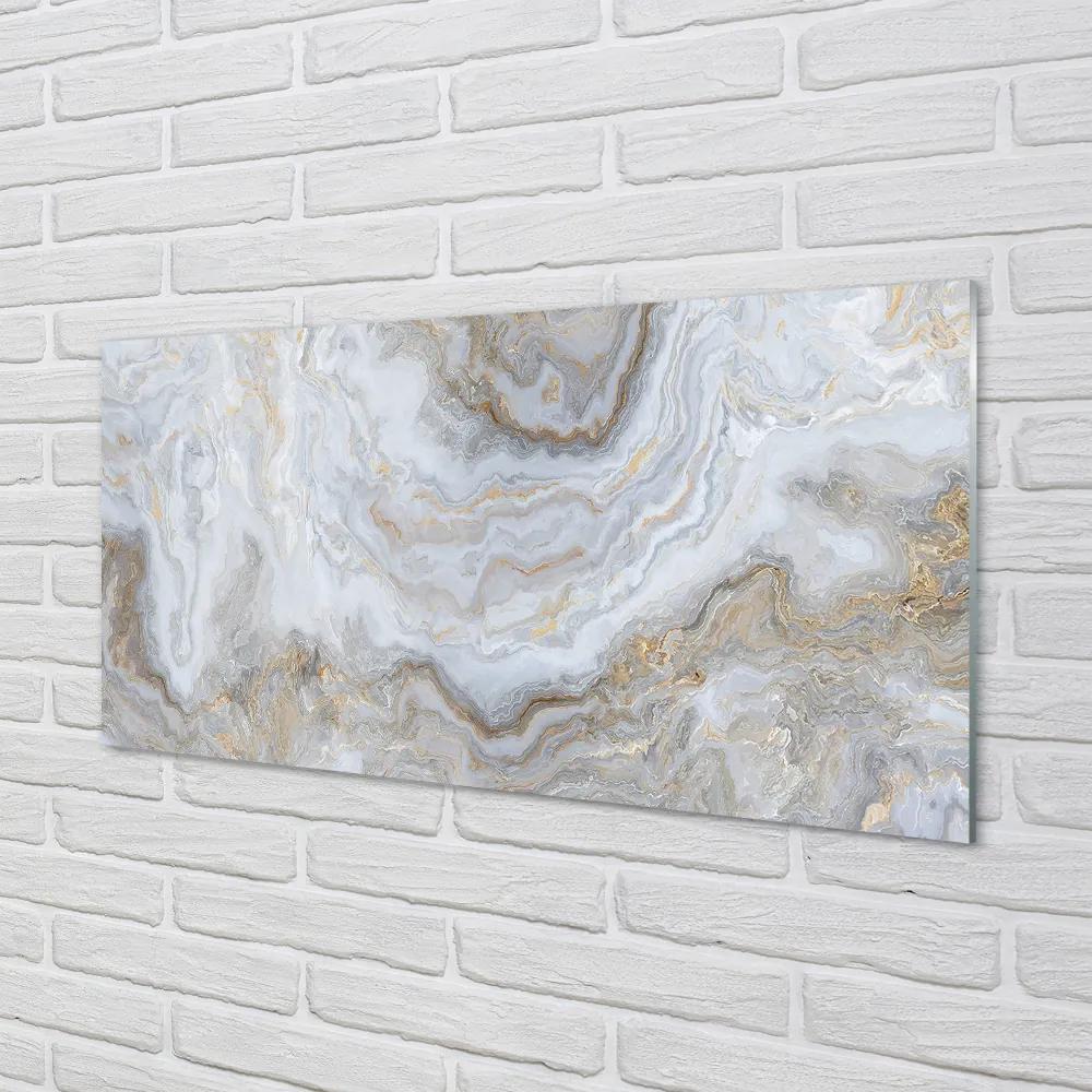 Quadro acrilico Macchie di marmo di pietra 100x50 cm