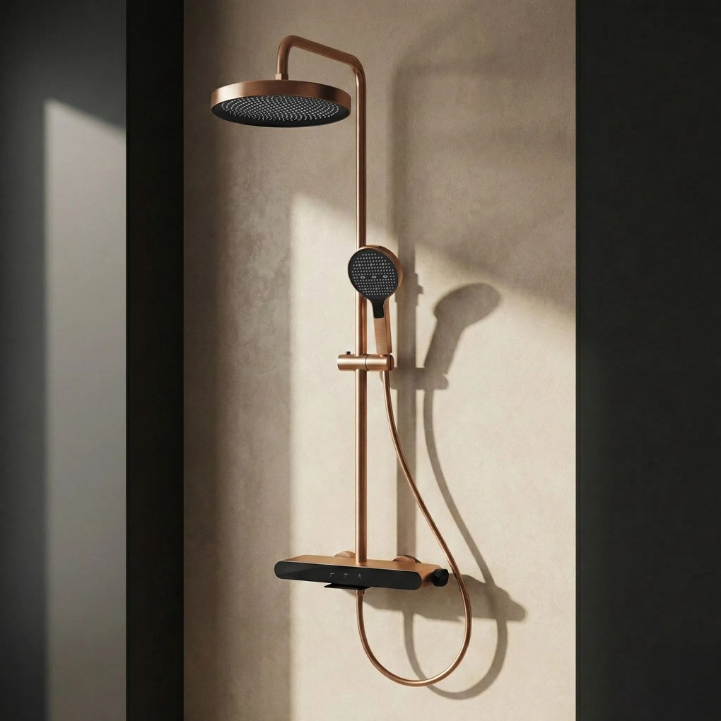 Set doccia REA Farel Brush Copper