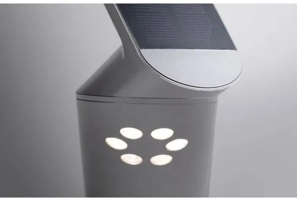 Paulmann 94261 - LED/1,2W IP44 Applique solare con sensore ILIAS 3,7V