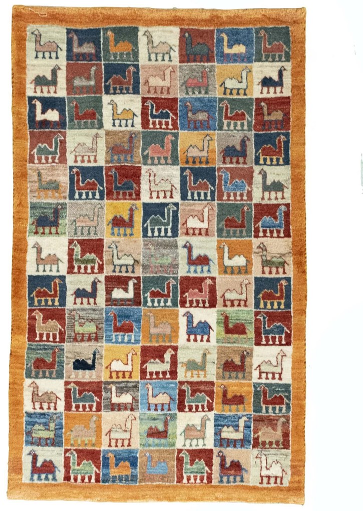 Gabbeh Tappeto persiano 80x130 (Iran) Annodato A Mano