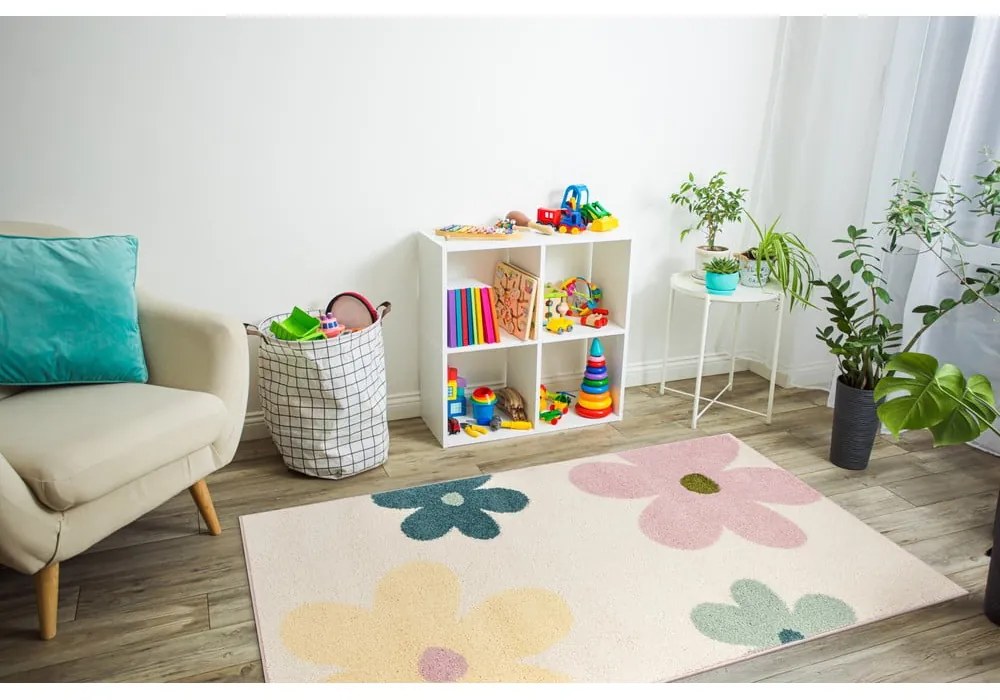 Tappeto per bambini avorio 80x150 cm Lolly Cream – FD