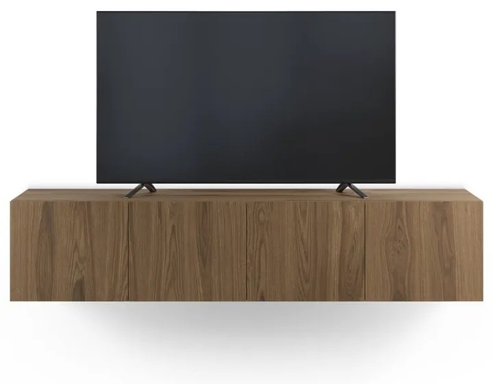 Mobile TV di colore naturale con effetto rovere 180x38x35 cm Daroca – Marckeric