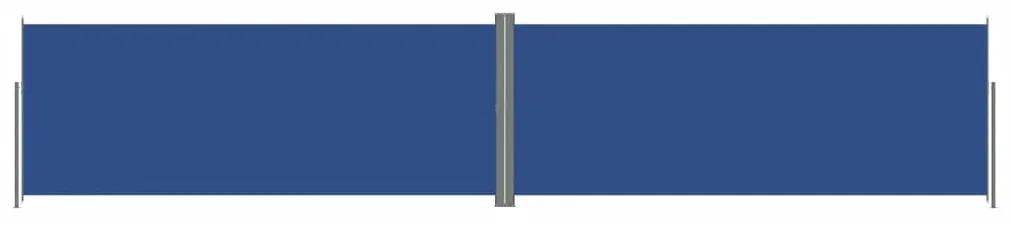 Tenda da Sole Laterale Retrattile Blu 200x1000 cm