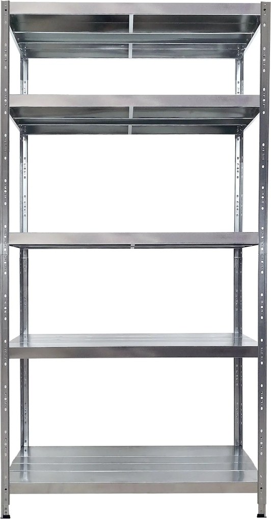 Scaffale in Metallo 5 Ripiani 120x60x195 cm Maciste Zincato...