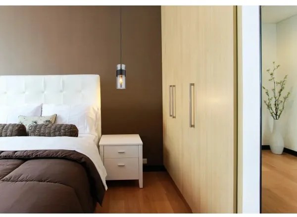 Globo 15718 - Lampadario a sospensione con filo SCARFINA 1xE27/60W/230V