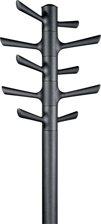 Appendiabiti nero in metallo 35x178 cm Pull – Spinder Design