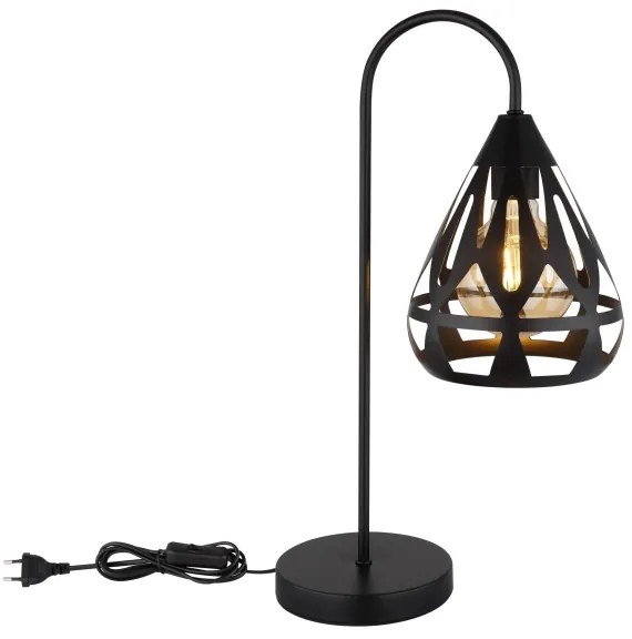 Globo 15889T - Lampada da tavolo HASSAN 1xE27/40W/230V