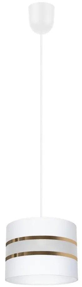 Lampadario a sospensione con filo CORAL 1xE27/60W/230V bianco