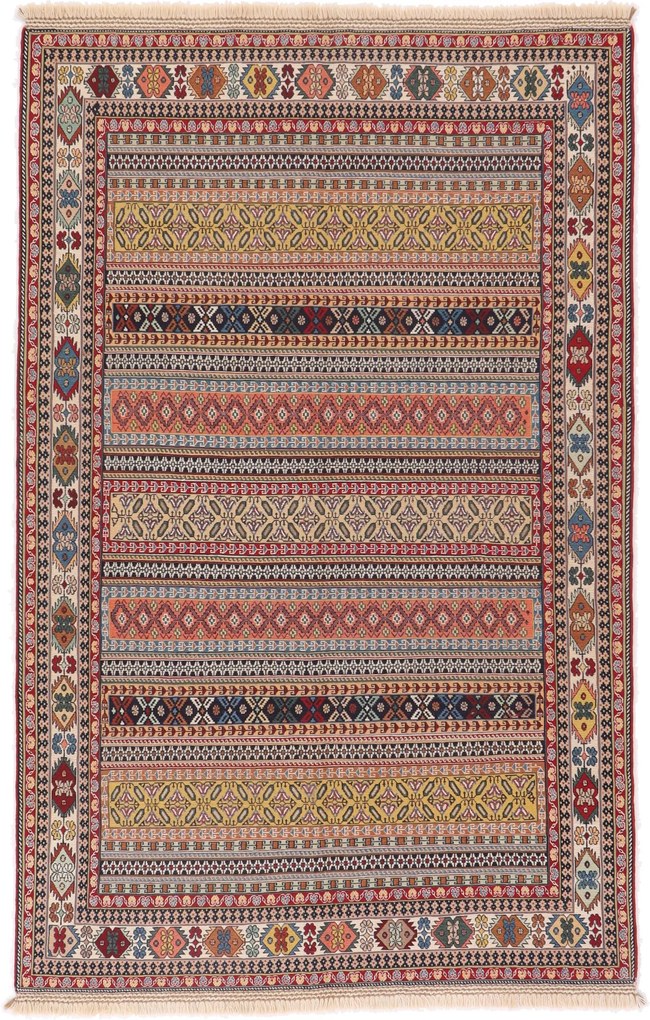 Kilim Tappeto persiano 220x140 (Iran) Tessuto A Mano