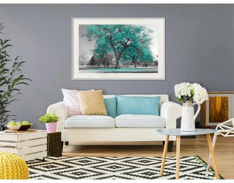 Poster Teal Tree